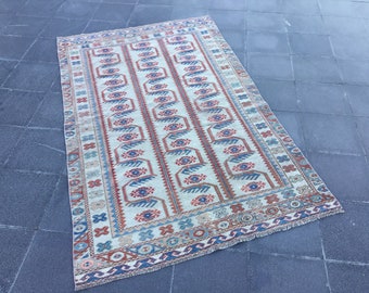 TAPETE OUSHAK, tapete persa Oushak, tapete kilim persa, tapete persa, 6,1 x 3,8 pés, tapete de área, tapete Kilim, tapete da Anatólia, tapete persa oushak, tapete Kilim
