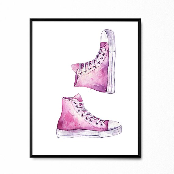 converse shoe print