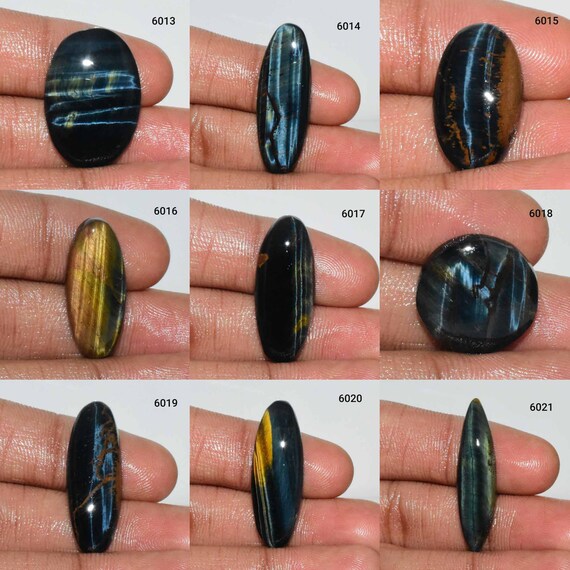 100 natural Black Tiger Eye Gemstone Black Tiger Eye Cabochon Black Tiger Eye Jewelry Black Tiger Eye Smooth Polish Tiger Cabochons Etsy UK