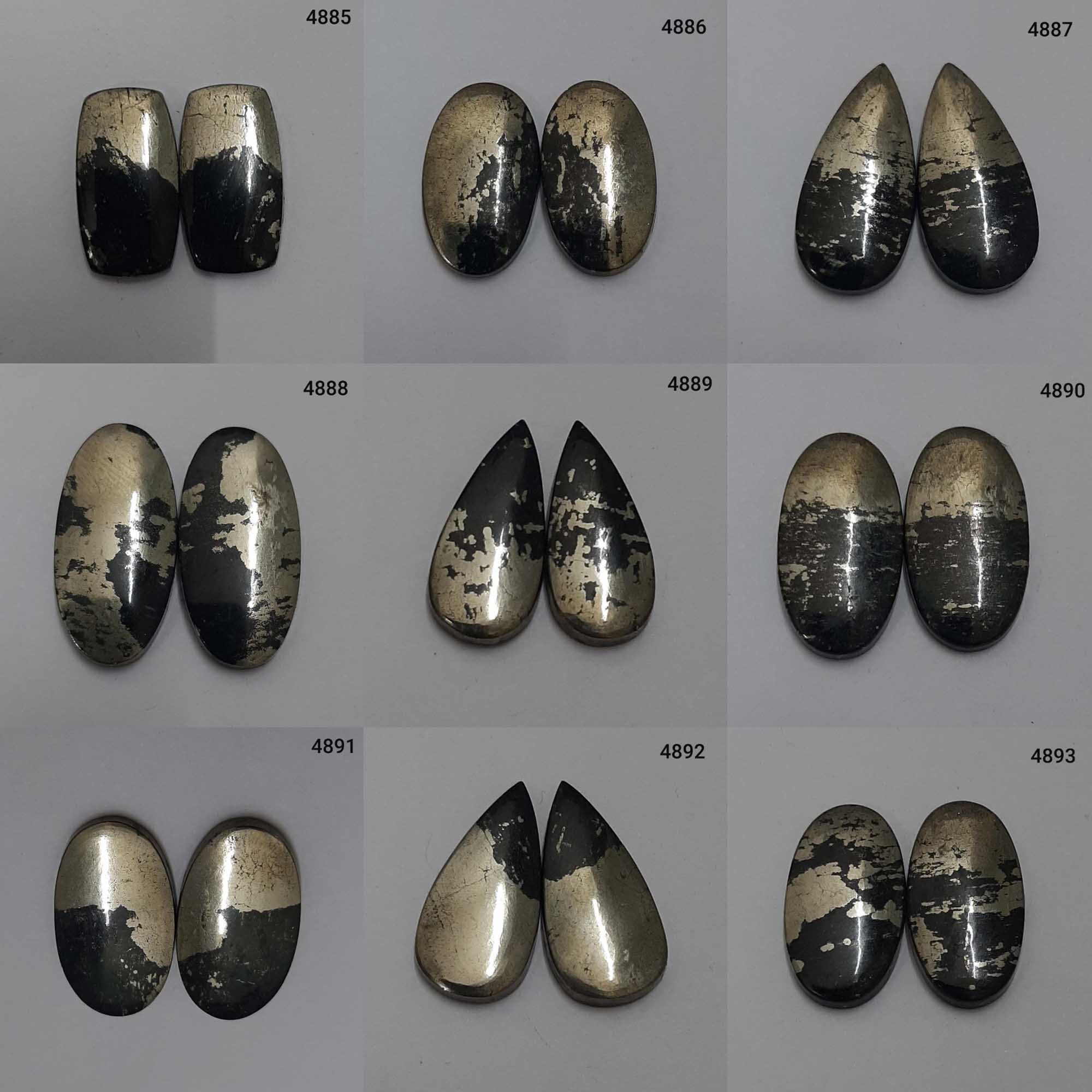 Matched Pair Natural Apache gold Gemstone Apache gold Etsy