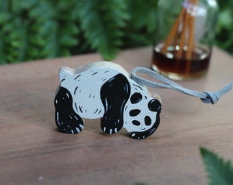 panda keyring,panda Keychain,wooden keychain,keyring,Keychains,Wooden Painted,Gift for her,gift for him,accessories ,panda,handmade