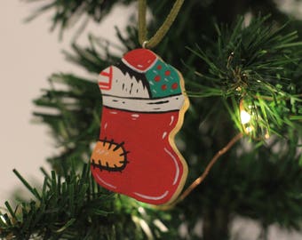 Christmas ornaments,christmas sock ornaments,sock keyring,keychain,Christmas gift,gift for her,gift for him,accessories,christmas sock