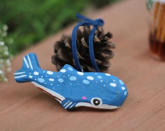 Blue whale keyring,Wooden Painted Blue whale keychain,Animal Wooden Keyring,Keyring,Keychain,Gift for her,gift for him,accessories