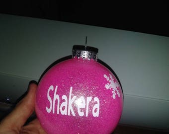 Personalized Christmas ornaments