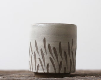 Tasse Herbes Folles - céramique artisanale - taille M