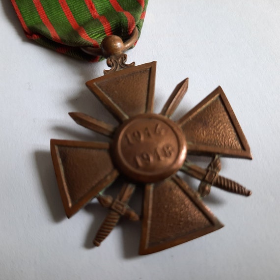 Croix De Guerre 1914 1918 1 Citation A L Ordre De Etsy