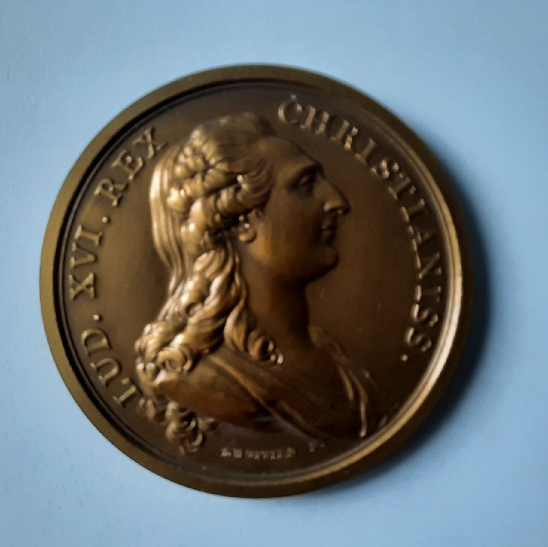 Médaille Louis XVI et Marie-Antoinette, par Duvivier F