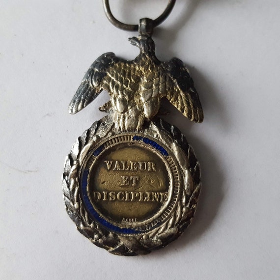 MILITARY MEDAL 1870 - SILVER ENAMEL - VALEUR ET DISCIPLINE - Médaille  Militaire, 3rd Republic, 1870 - 1940