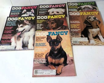 Vintage DOG FANCY magazine... lot of 7 1988 Jan Feb March April June Oct & Nov B 187