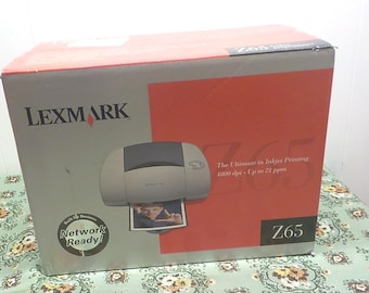 Vintage Lexmark Z12 Color Jet Printer - Open Box, 1200 DPI - Etsy