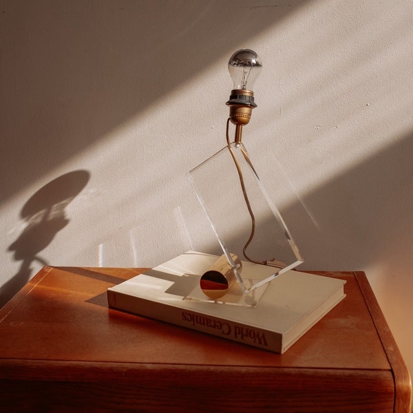 Geometrische vintage lamp