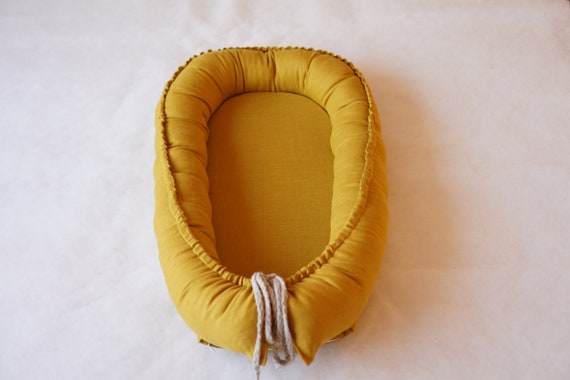 linen baby nest