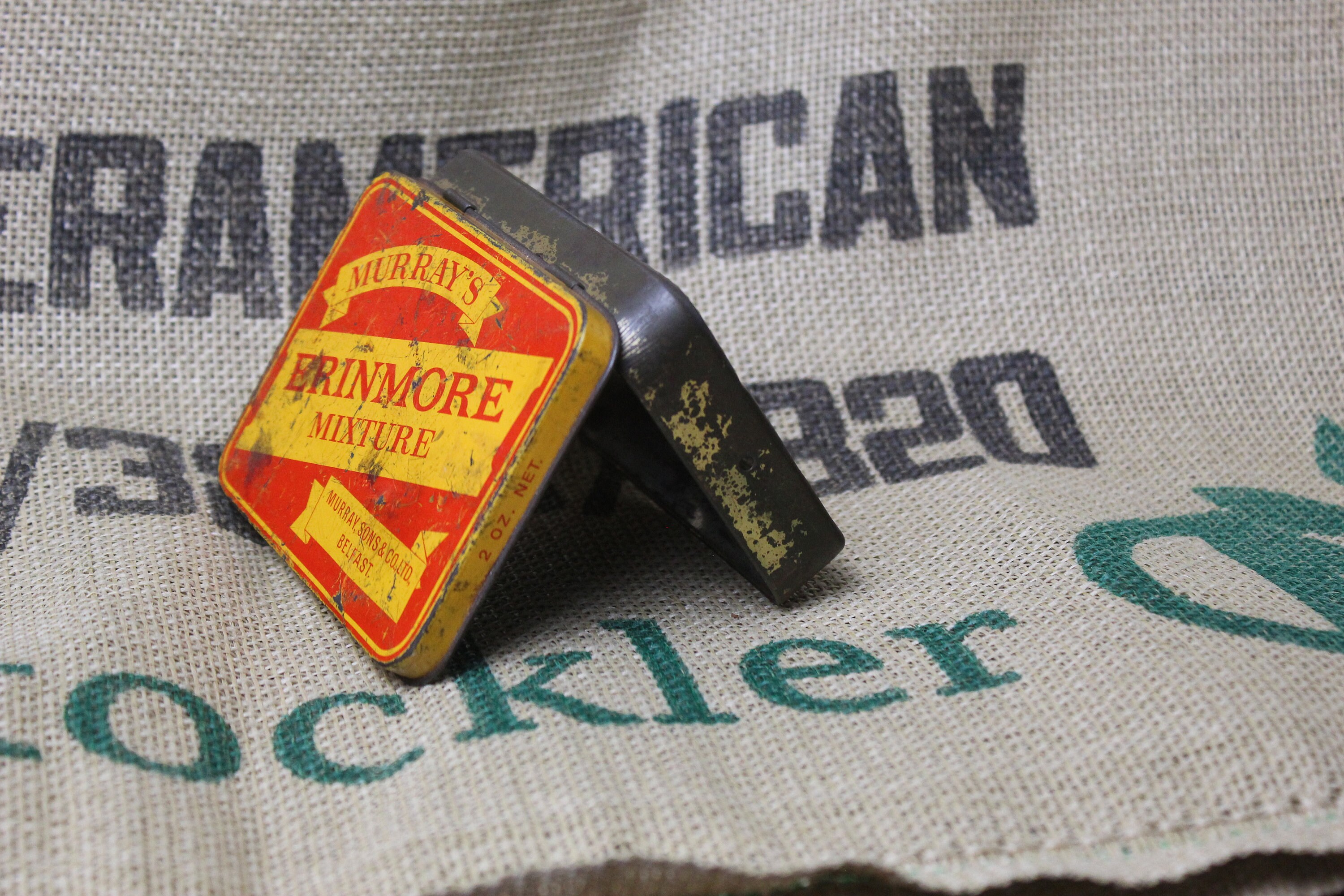 murray's erinmore mixture tobacco tin Murray's Erinmore Mixture Tin