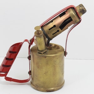 Vintage British Monitor Made No 26 Brass Paraffin Blow Torch Vintage British Monitor Made No 26 Brass Paraffin Blow Torch