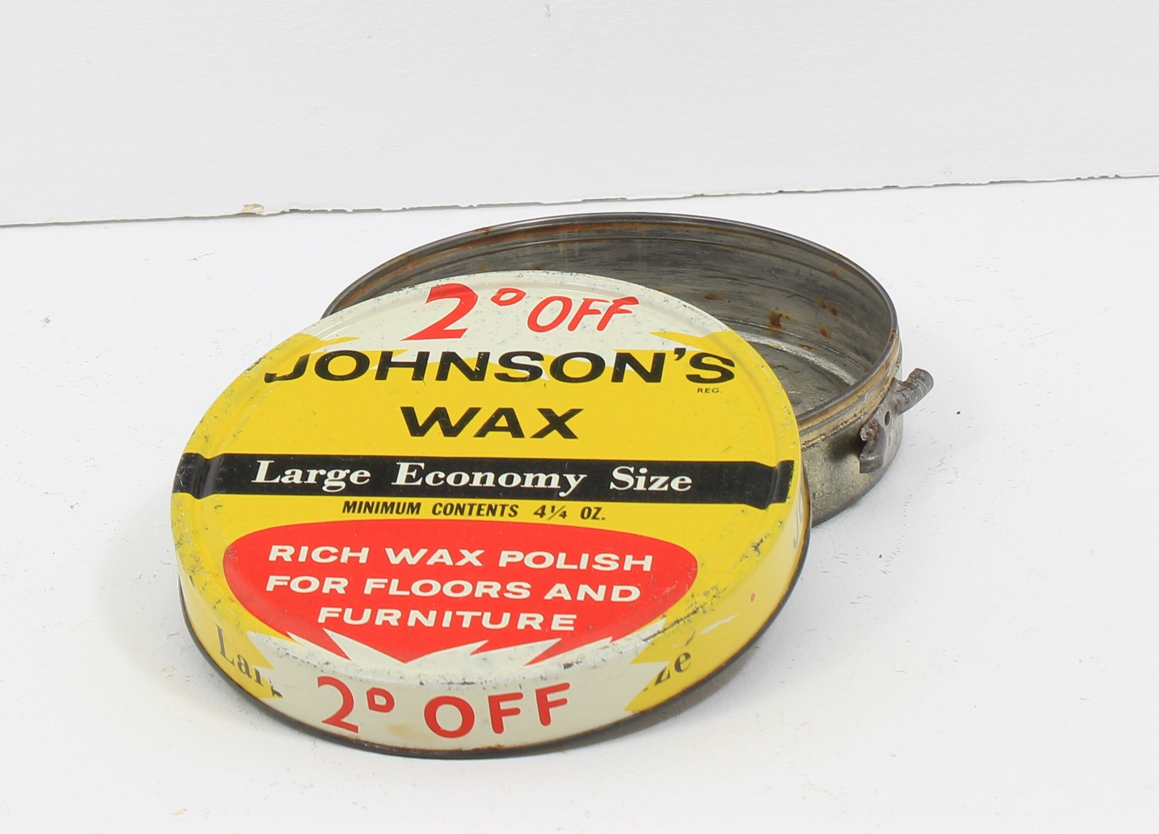 Vintage Johnson's Furniture Wax Tin Etsy UK
