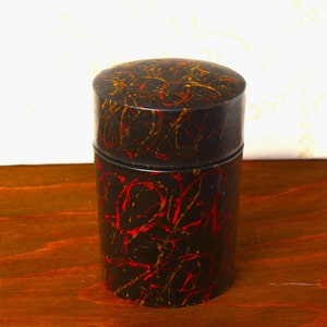 Black and red lacquer box
