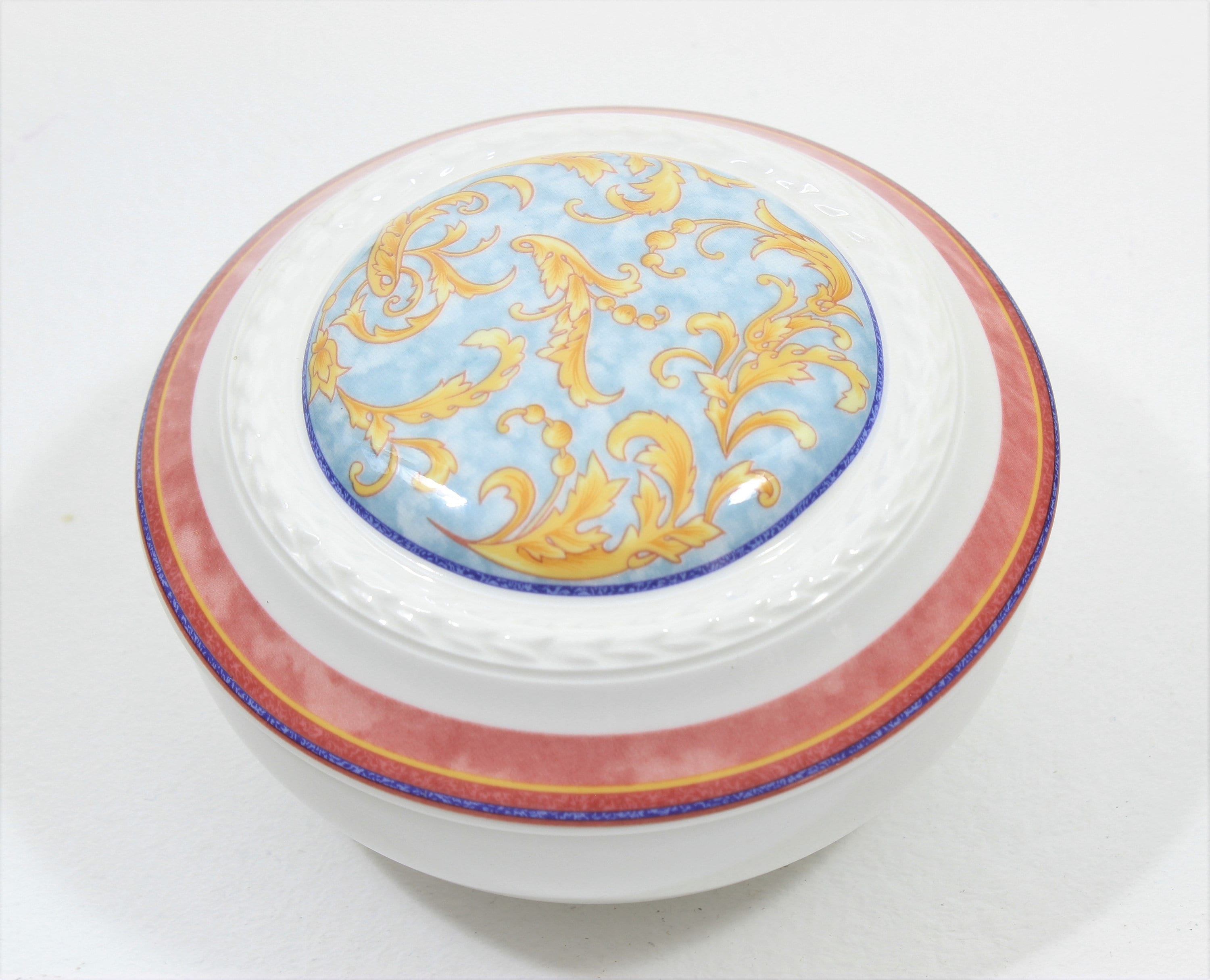 Villeroy and Boch Lidded Trinket Dish, Porcelain Trinket Box Etsy UK