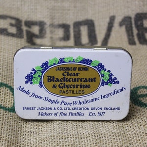 Jacksons of Devon Tin - Vintage Pharmacy Tin