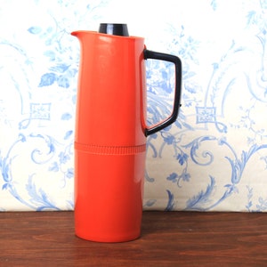 1970s Red Thermos Flask,