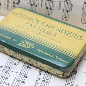 Small Vintage Medicine Tin - Boots Throat Pastilles