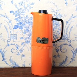 1970s Orange Thermos Flask,