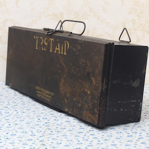 Vintage First Aid Kit in a Metal Box, from Boots the Chemist - Contents Included