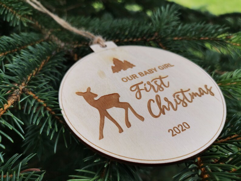 First Christmas Bauble Decor for Christmas Tree and New Year Perfect Gift, C29 image 3