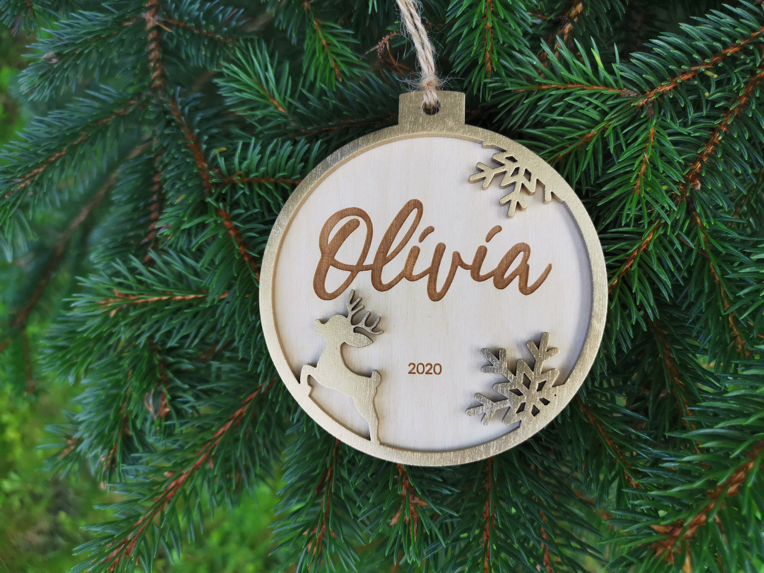 Personalised Name Family Christmas Bauble and Family Etsy