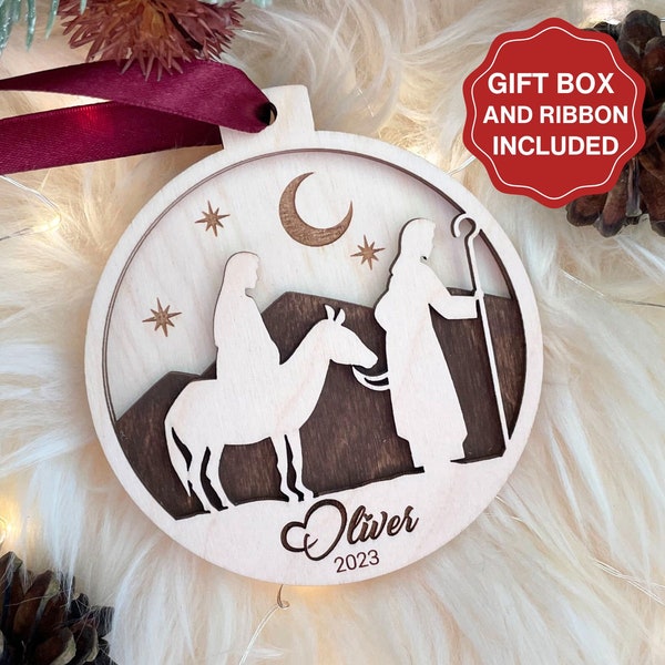 Personalized Christmas Ornaments, Nativity Scene Christmas ornament, Best selling items, LC5