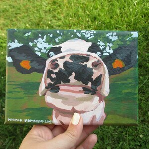 Cow Painting - Animal Art, Painting, Wall Art, Original Art