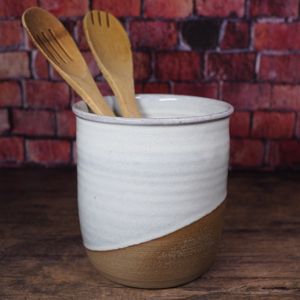 Pottery Utensil Crock - Etsy