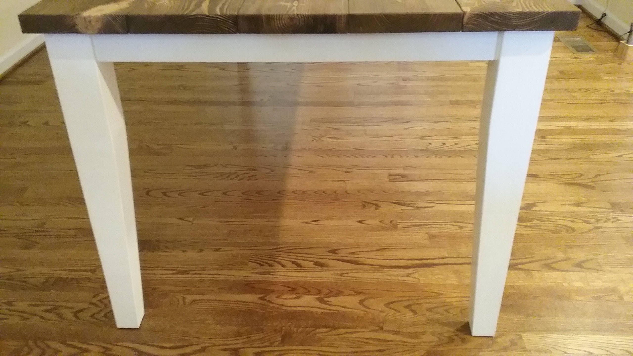 Tapered Leg Farmhouse Table - Etsy