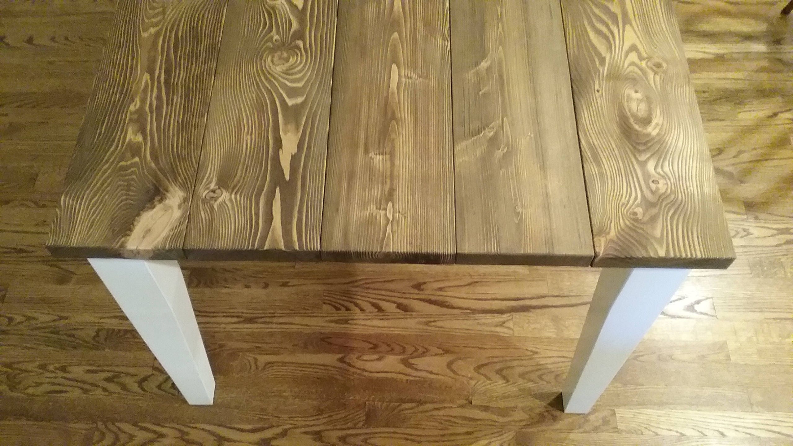 Tapered Leg Farmhouse Table - Etsy