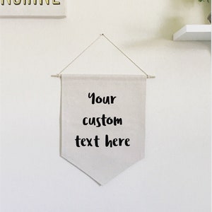 PERSONALIZED Custom Text Banner - Etsy