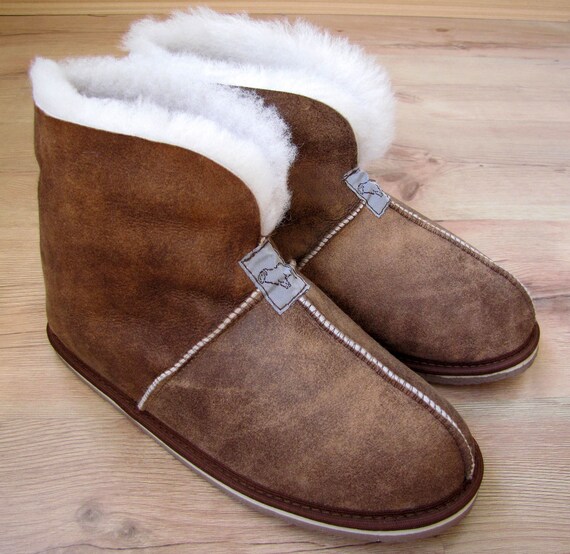 sheepskin house boots