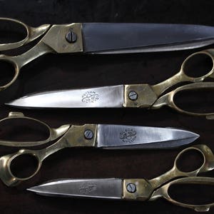 Brass Handle Scissors Tailoring Super Heavy Duty Stainless Steel