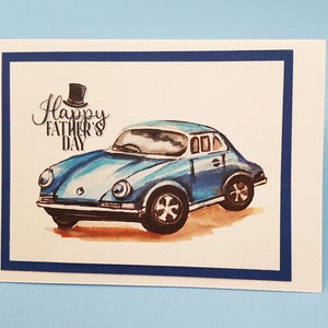 Biglietto di auguri Biglietto per papà, biglietto per la festa del papà, auguri per neo-papà, macchina hobby, barca, per papà, futuro papà, regalo per la festa del papà
