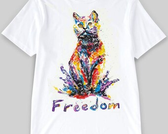 Hand painted T- shirt personalised- Hand-Painted clothing
