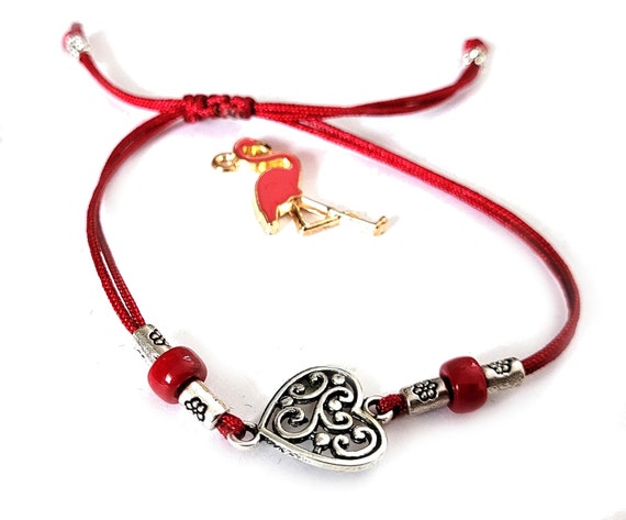 Friendship Bracelet Charms  Bracelet-adjustable-handmade-boho-hippy-cotton-cord-bracelets-gift-for-her  