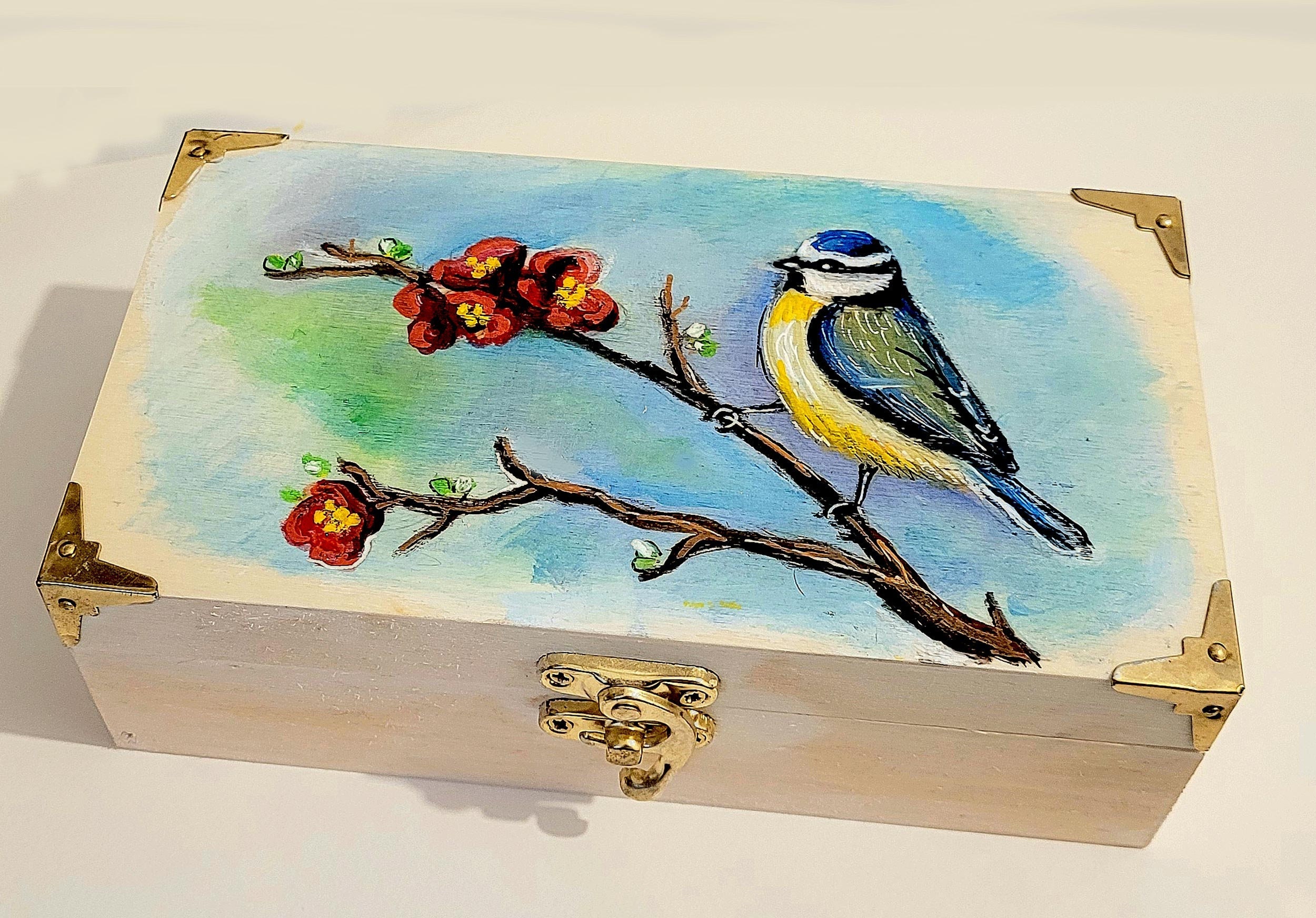 Hand painted 2024 wooden jewellery