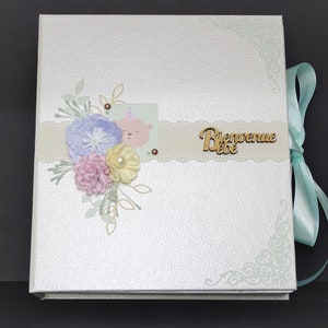 Handmade baby girl or baby boy birth box. Gift idea for young mothers, young parents.