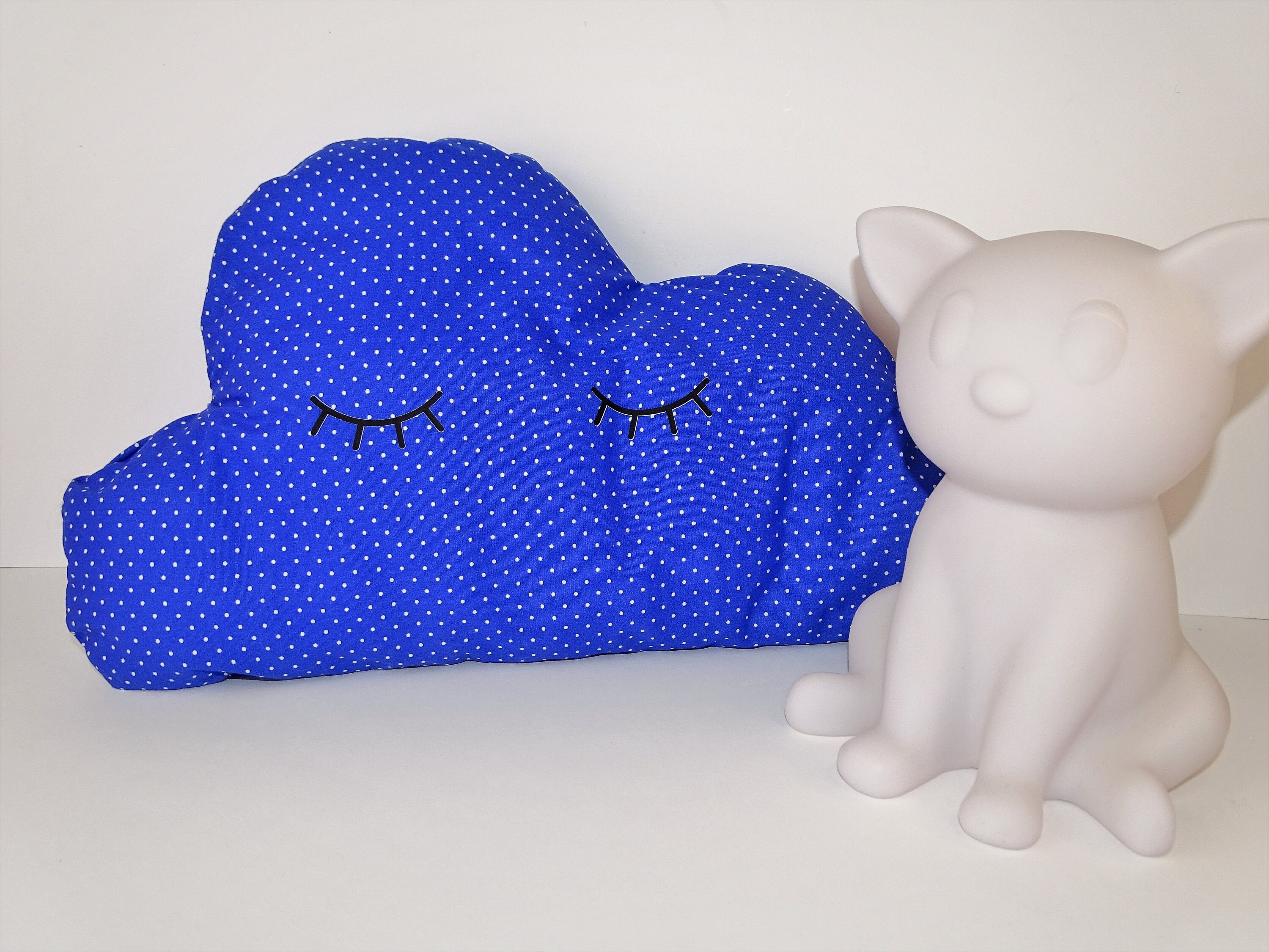 Coussin Forme Nuage - Coussin Bébé Enfant Décoration Chambre Fait Main