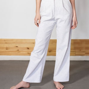 Linen Pants, White Linen Pants, White Summer Pants, Wide Leg Pants, Linen Clothing, Long Pants, Maxi Pants, High Waist Pants, Boho Pants image 5