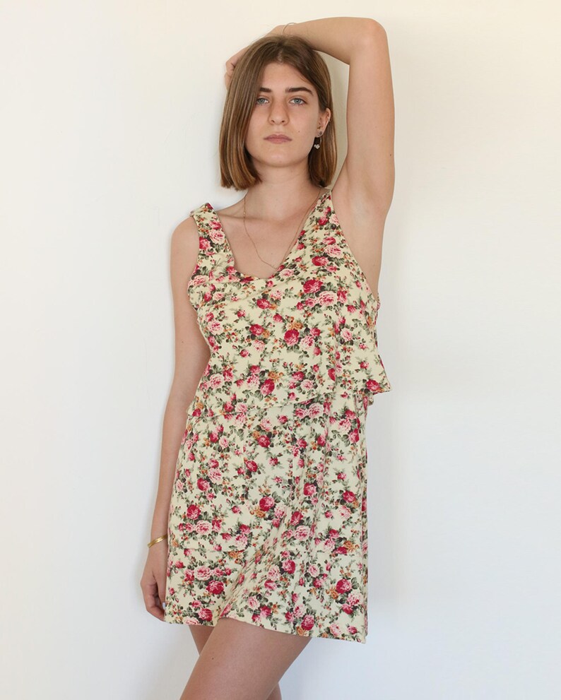 Printed Dress Women, Floral Dress, Tank Dress, Summer Dress, Festival Dress, Flower Dress, Short Dress, Mini Dress, Pockets Dress, Beach image 6