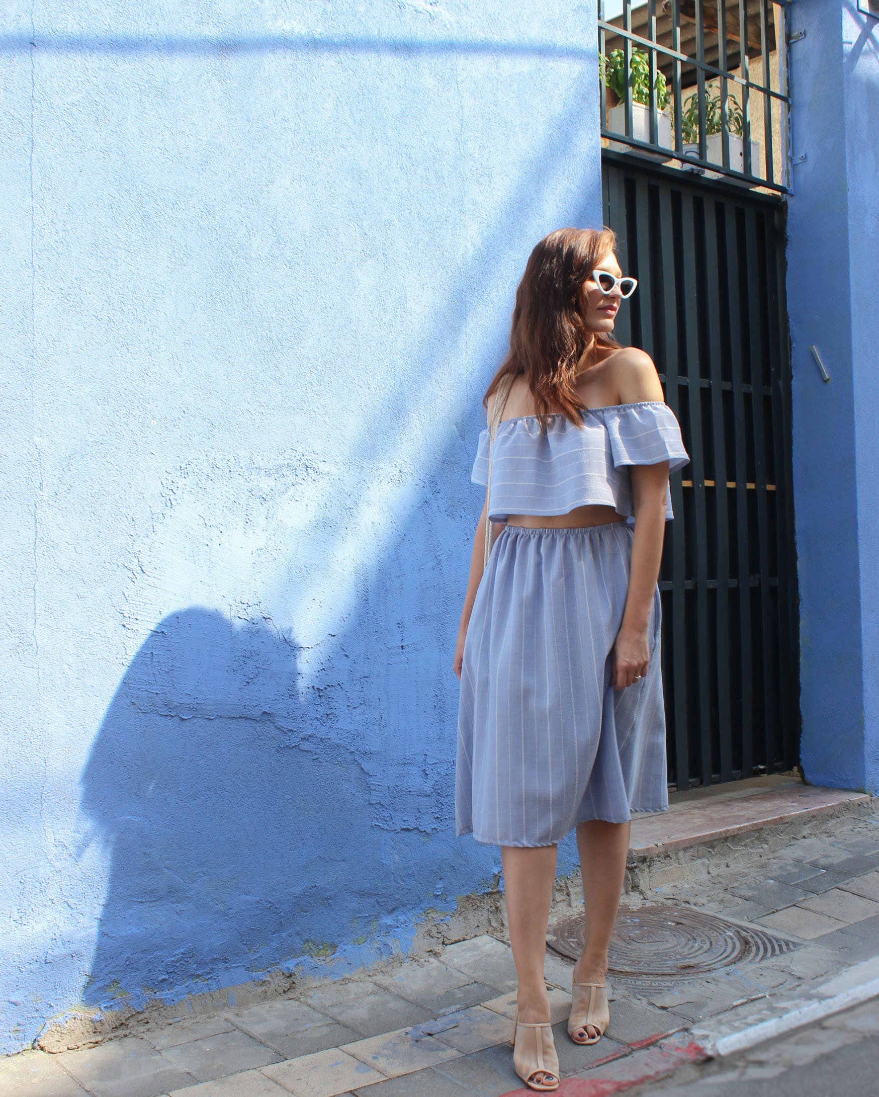 linen beach outfit