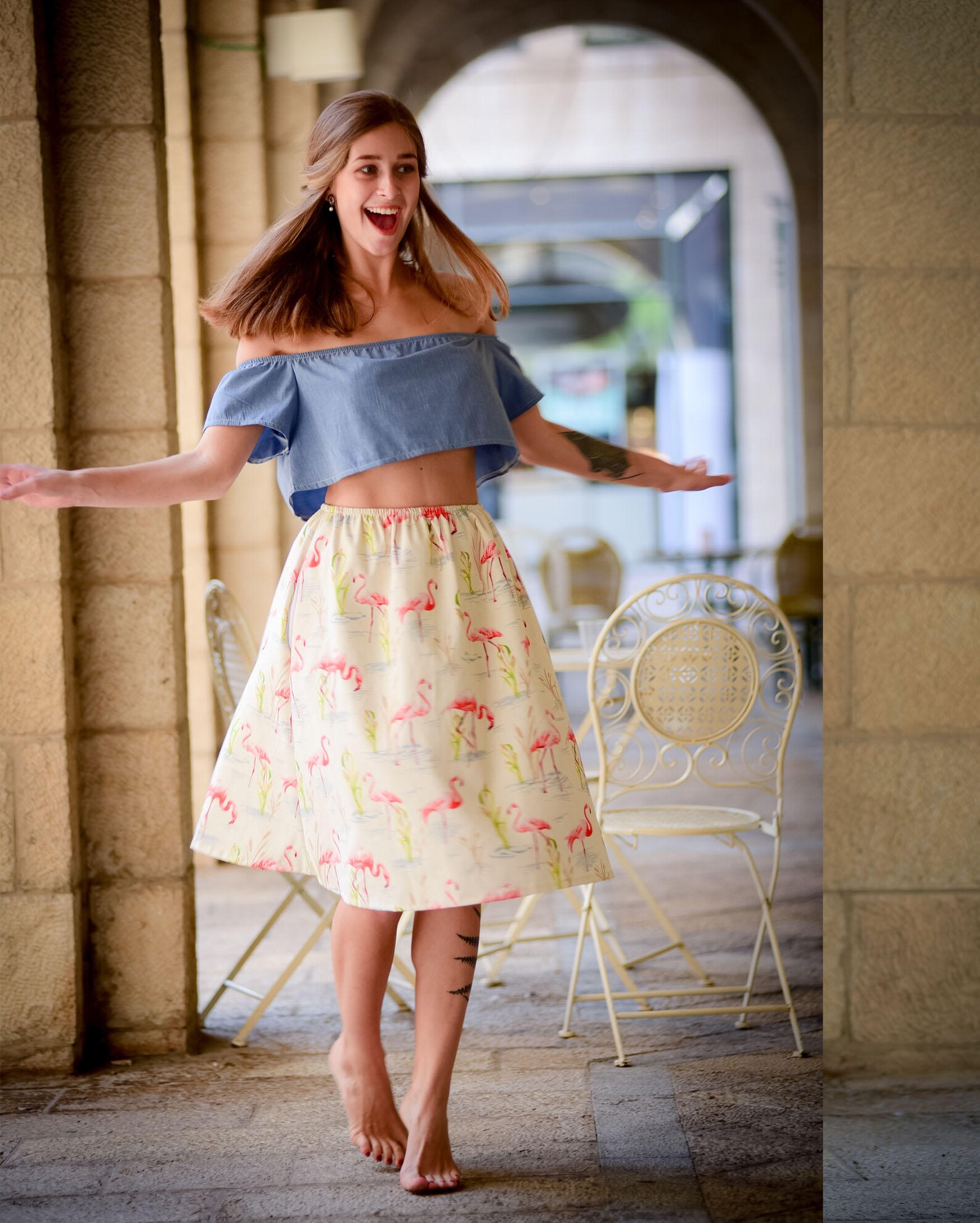 Strapless Sweetheart Dresses with Cascade Skirt Flamingo Plus Size