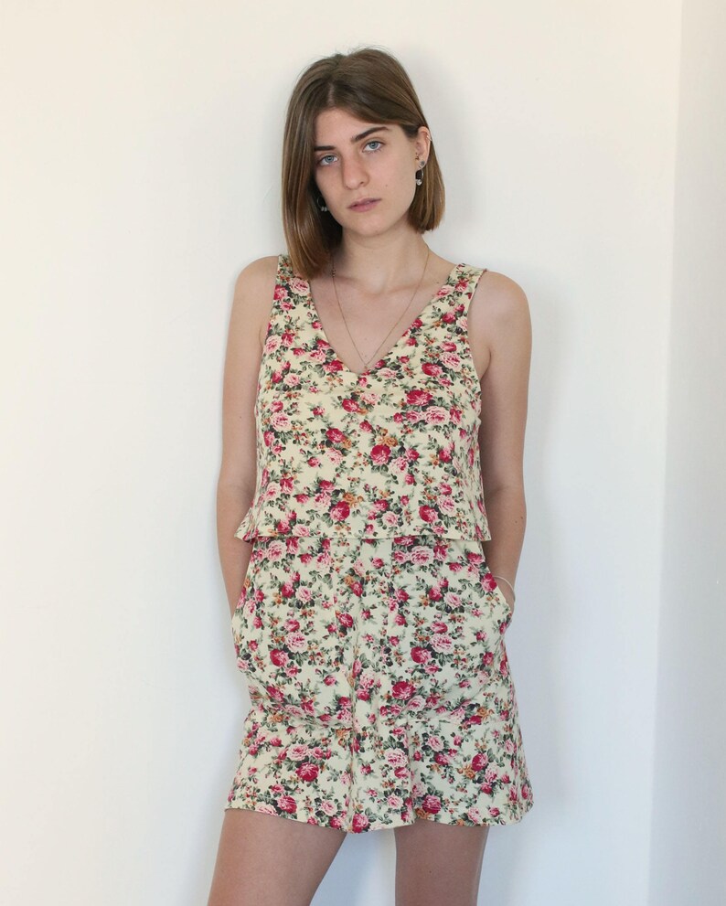 Printed Dress Women, Floral Dress, Tank Dress, Summer Dress, Festival Dress, Flower Dress, Short Dress, Mini Dress, Pockets Dress, Beach image 2