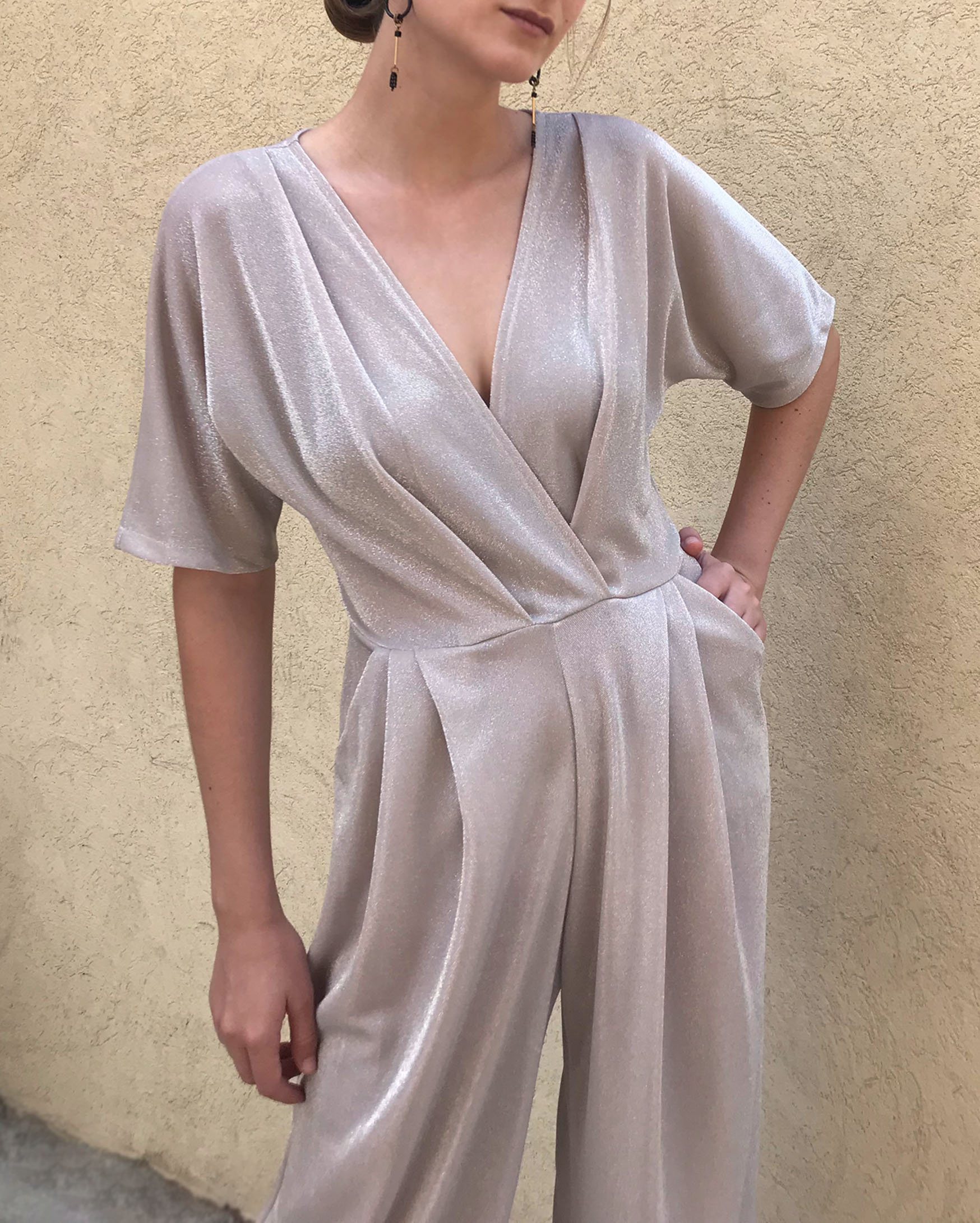 Pink Wide-Leg Jumpsuit main image 1