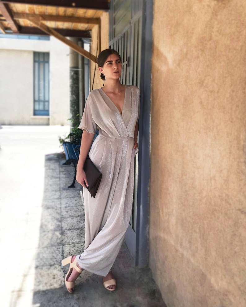 Wedding One Piece Jumpsuit Bridesmaid Jumpsuit Women Etsy