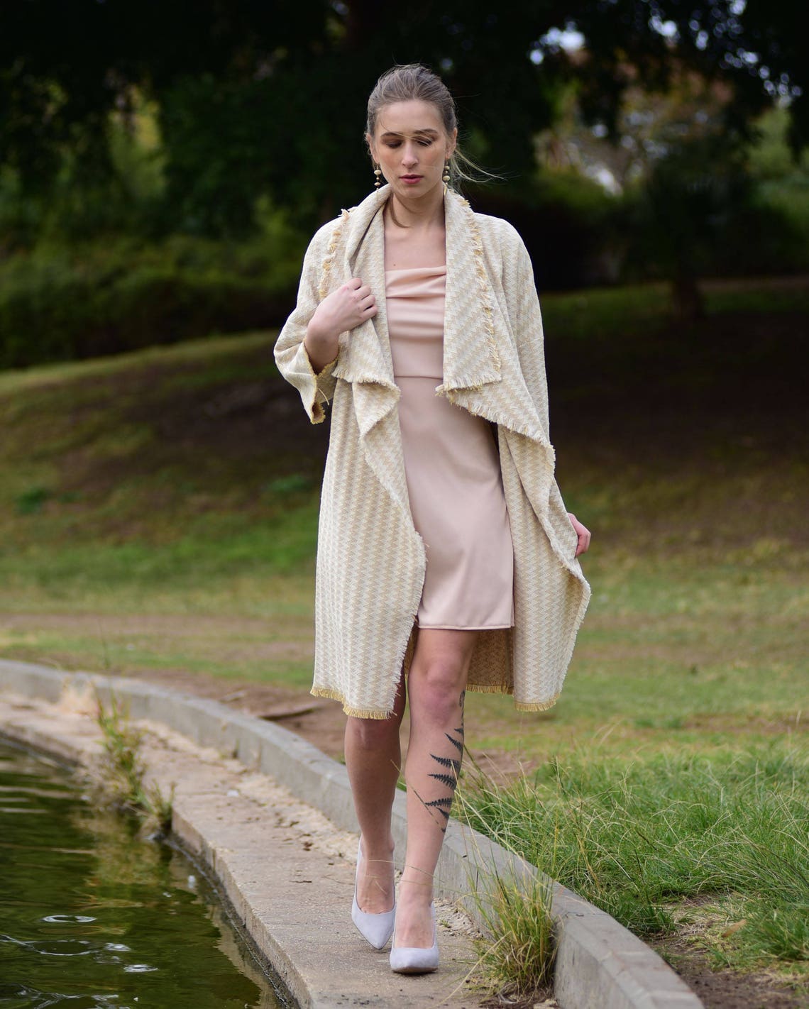 Blue Evening Jacquard Kimono Boho Fall Kimono Top Women | Etsy